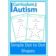 Simple Dot To Dot Shapes Worksheets